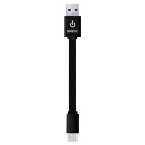 ChargeHub CableLinx USB to Type C Charging Cable Black ChargeHub CableLinx USB to Type C Charging Cable Black